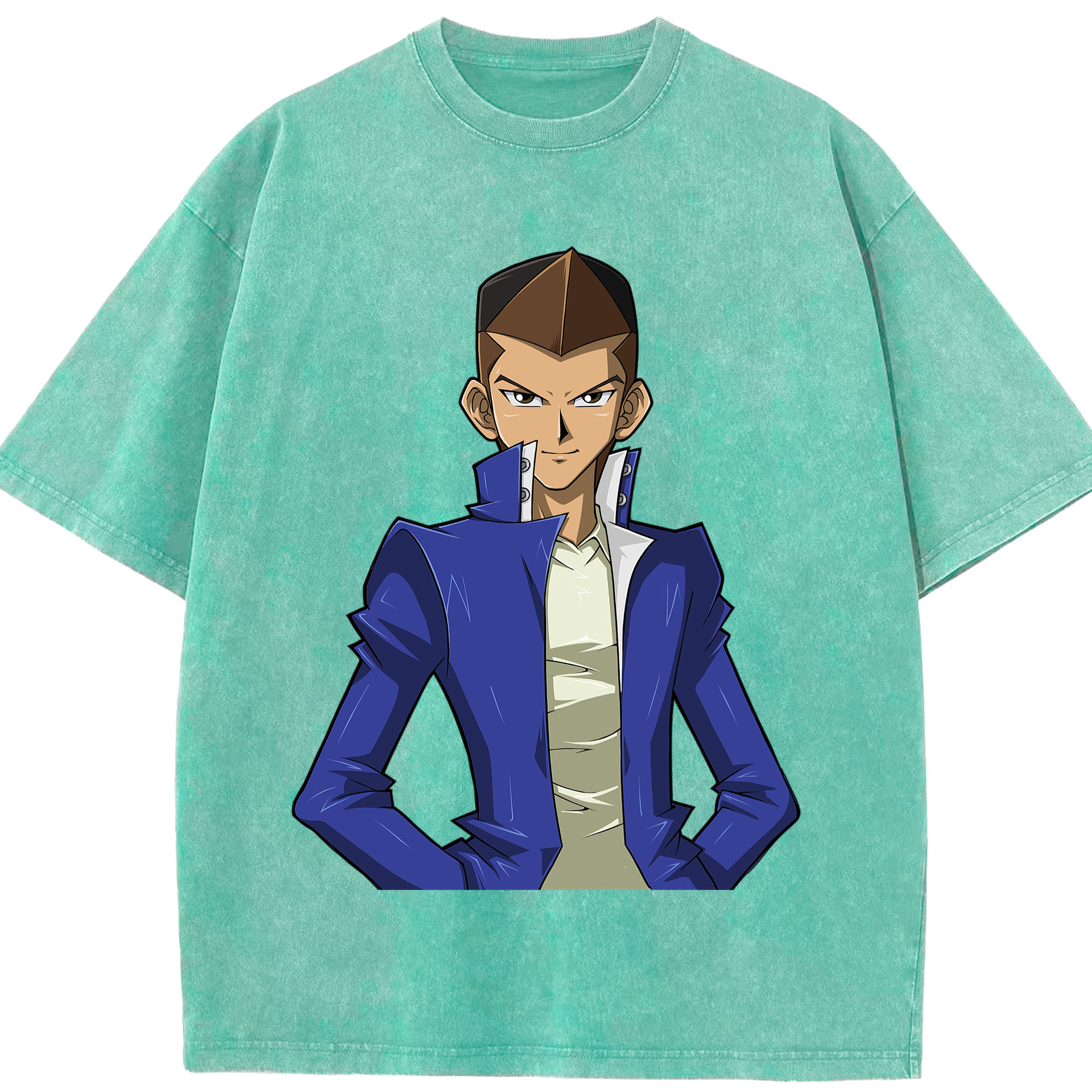 （画像用） 遊☆戯☆王 Yu-Gi-Oh! 綿100% ヴィンテージ風 半袖Tシャツ（フロントプリント）